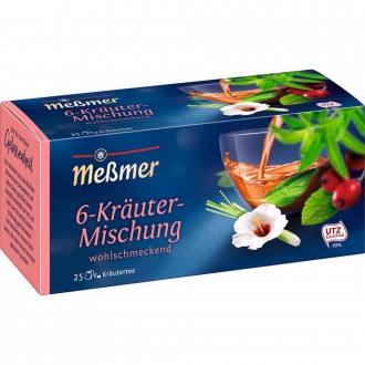 Чай Messmer Смесь 6-ти трав 25s 50 g. Київ. фото 1 Чай Messmer Смесь 6-ти трав 25s 50 g. Київ. фото 1