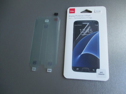 Фирменная Verizon, защитная пленка для Samsung Galaxy S7 Edge G935.   
Пленка п. . фото 4