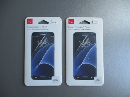 Фирменная Verizon, защитная пленка для Samsung Galaxy S7 Edge G935.   
Пленка п. . фото 2