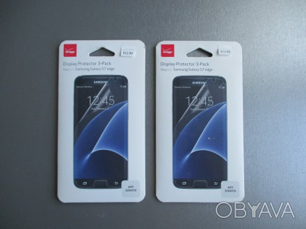 Фирменная Verizon, защитная пленка для Samsung Galaxy S7 Edge G935.   
Пленка п. . фото 1