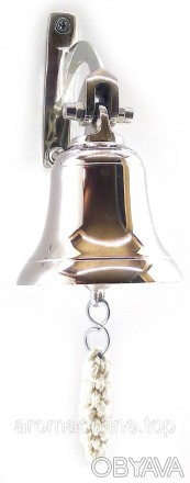 Корабельный колокол рында, выполнен из бронзы. 
Прекрасный сувенир для почитател. . фото 1