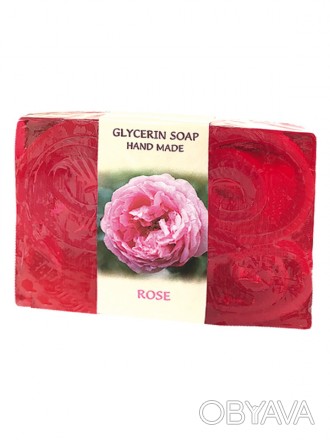 Глицериновое мыло ручной работы Red Rose.
Глицериновое мыло для чистой и увлажне. . фото 1