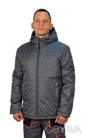 Рабочая мужская курточка демисезонная лёгкая, на подкладке, утеплена одним слоем. . фото 1