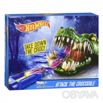 Трек "Крокодил" будет интересным подарком ребёнку. В наборе есть элементы трека . . фото 1