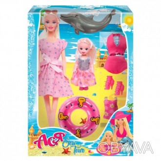 Кукольный набор кукла Ася "Sea Tour" станет хорошим подарком для девочки от трех. . фото 1