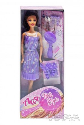 Кукла Ася из серии "А-Стиль", в ярком красивом платье, станет отличным подарком . . фото 1