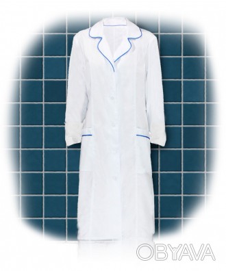 Предлагаем качественные медицинские халаты со специальных тканей. 
Материал:мед. . фото 1