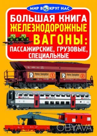 Книга "Большая книга. Железнодорожные вагоны пассажирские, грузовые, специальные. . фото 1