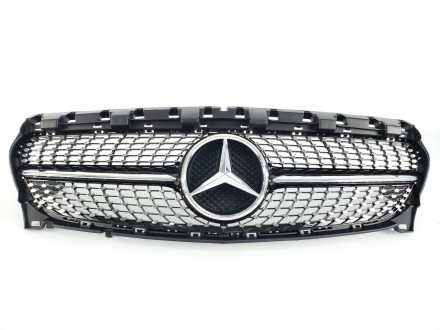 Реєтка радіатора Mercedes CLA-Class W117 2017-2019d Diamond Black. Чернівці. фото 1 Реєтка радіатора Mercedes CLA-Class W117 2017-2019d Diamond Black. Чернівці. фото 1