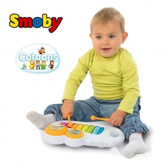 Музыкальная игрушка Cotoons Ксилофон Smoby 110500. Київ. фото 1 Музыкальная игрушка Cotoons Ксилофон Smoby 110500. Київ. фото 1