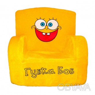 Детское Кресло Губка Боб желтого цвета от производителя Weber Toys кресло изгото. . фото 1