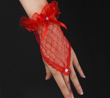 Сексуальные перчатки
Материал: кружево
Размер: S 
- резинка: 10 см
- длина: 15 с. . фото 2