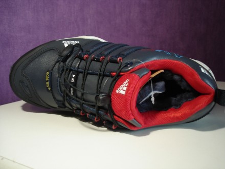 Кроссовки мужские Adidas Gore-tex (зима на натуральном меху). Верх кроссовка нуб. . фото 5