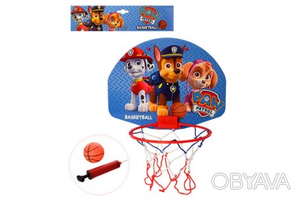 
Баскетбольне кільце "щенячий патруль" в кульку M3376 р.27*22*4см Детальніше тут. . фото 1