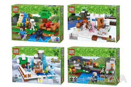 Конструктор 'MINECRAFT' 8шт в блоці 63008
