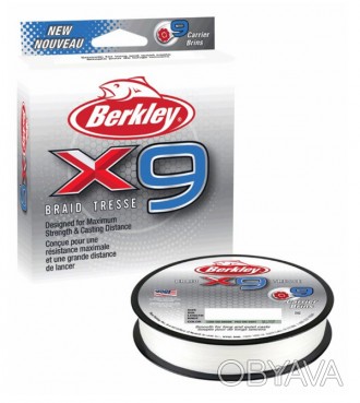 BERKLEY X9 Crystal Premium - оригинальная американская плетенка, высшее произвед. . фото 1