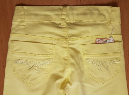 Яркие лимонные джинсы для девочки
Производство ― Турция.
Ткань: cotton.
Размеры:. . фото 4