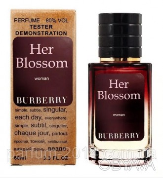 Мини парфюм тестер женский Burberry Her Blossom 60 мл ОАЭ (лиц) аромат духи запа. . фото 1