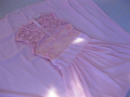 продам платье- сарафан розовый длинный 
очень красивый нежный розовый цвет и не. . фото 11