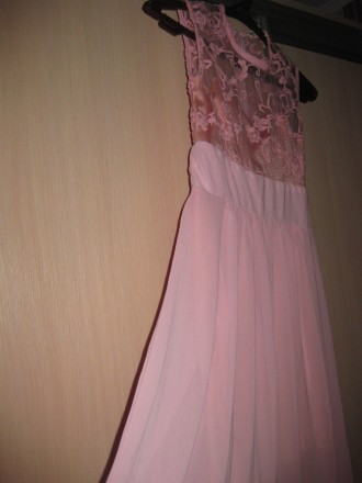 продам платье- сарафан розовый длинный 
очень красивый нежный розовый цвет и не. . фото 5