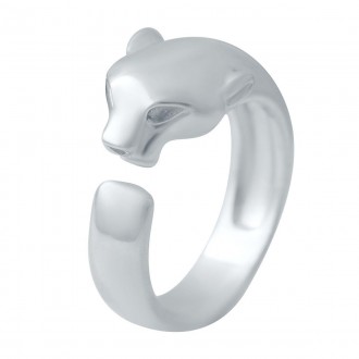 
 
 Родированное серебряное кольцо 925 пробы без камней. Родированные украшения . . фото 2