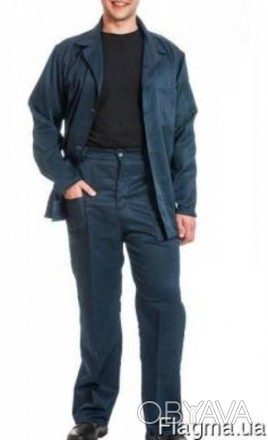 Костюм рабочий Профи состоит из куртки и брюк.
Куртка прямого силуэта, удлиненна. . фото 1