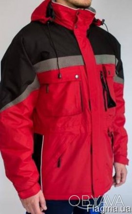 Куртка утепленная красная Milton предназначенная для защити от низких температур. . фото 1