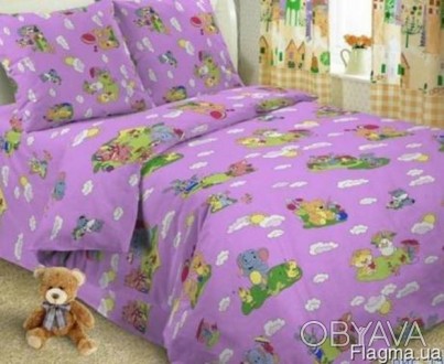 Постель в детскую кроватку , для садиков 100*145 
Ткань: Бязь 100% хб 
Плотность. . фото 1