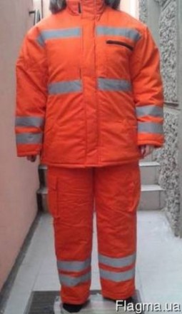 Рабочий зимний костюм с покулукомбинезоном. 
Утеплитель:синтепон 200 г/м 2 
Ткан. . фото 2