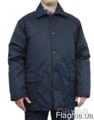 Утепленная рабочая куртка ЕС темно-синяя 
Ткань верха	Грета 220 г/м.кв. (с водоо. . фото 1
