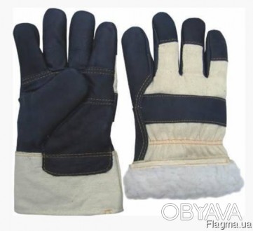 Утепленные рабочие кожаные перчатки
Материал: мебельная кожа
Утеплитель - искусс. . фото 1