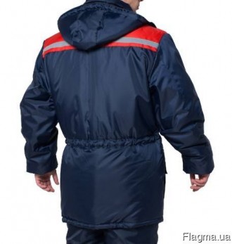 Куртка утепленная "Телеком", цв.темно-синий с красным
предназначена для защиты о. . фото 3