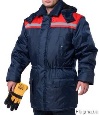 Куртка утепленная "Телеком", цв.темно-синий с красным
предназначена для защиты о. . фото 2