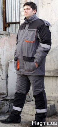 Утепленная рабочая куртка Эмертон 
Ткань: Дюспо, полиэстер - 100%
Утеплитель: си. . фото 8