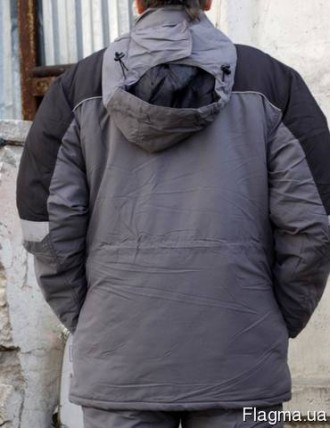 Утепленная рабочая куртка Эмертон 
Ткань: Дюспо, полиэстер - 100%
Утеплитель: си. . фото 3