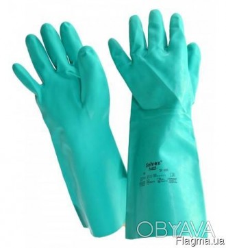 Перчатки нитриловые Solvex 37-165 
Идеальный выбор перчатки для работы в произво. . фото 1