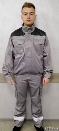 Рабочий костюм для АЗС Сокар состоит с куртки и брюк. 
Костюм изготовленный в се. . фото 2