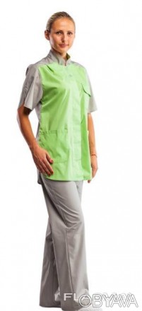 Пошив костюма рабочего для сферы услуг 
Костюм: блуза и брюки. Блуза с центральн. . фото 1