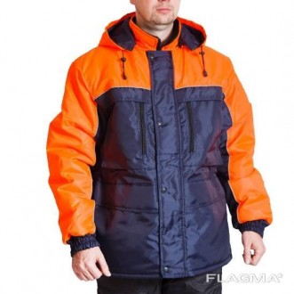 Зимняя рабочая куртка Вега 
Ткань: оксфорд 100 % п/э.
Подклад: таффета 100% п/э.. . фото 2