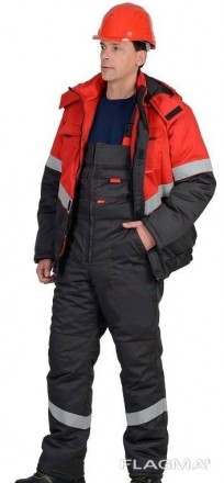 Зимний костюм рабочий "Навигатор" мужской, утепленный
Ткань/материал верха Грета. . фото 2