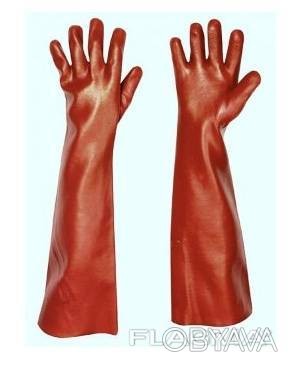 Перчатки КЩС «Redstart 45» 
Перчатки рабочие из хлопчатобумажной ткани с полным . . фото 1