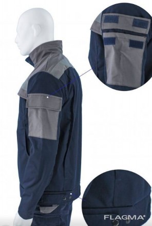 Куртка рабочая Инженер LUX 
Тип:	куртка
Пол:	мужская
Ткань:	Саржа
Состав ткани:	. . фото 3