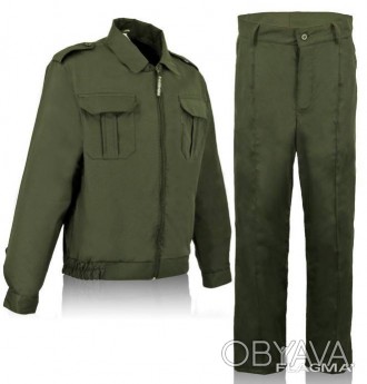 Костюм Охрана Люкс цвет олива тк.Рип-стоп состоит с куртки и брюк.
Материал: Рип. . фото 1