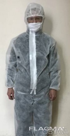 Комбинезон защитный, одноразовый костюм плотность 30 г/м.кв. 
Производитель  	со. . фото 1