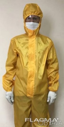 Комбинезон многоразового использования, костюм защитный для дезинфекции 
Комбине. . фото 1