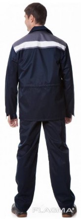Костюм с полукомбинезоном Профи для рабочего 
Комплектация	
куртка + полукомбине. . фото 3