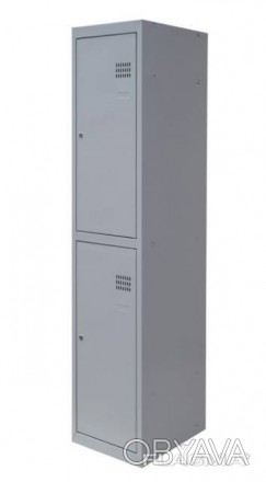 Шкаф металлический двоуровневый  ШОМ 2/30
Модель	ШОМ 2/30 
Толщина металла	0,5 . . фото 1