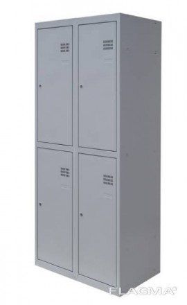 Шкаф для раздевалок металлический ШОМ 4/60 (1800х600х500) 
Модель	ШОМ 4/60 (
Тол. . фото 2