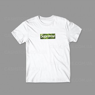 Футболка | Supreme Cannabis Logo Box | Суприм | Мужская | Женская. Київ. фото 1 Футболка | Supreme Cannabis Logo Box | Суприм | Мужская | Женская. Київ. фото 1