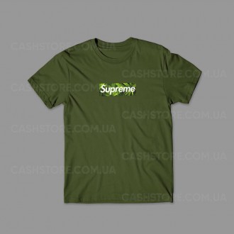 Футболка | Supreme Cannabis Logo Box | Суприм | Мужская | Женская. Київ. фото 1 Футболка | Supreme Cannabis Logo Box | Суприм | Мужская | Женская. Київ. фото 1